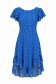 Rochie din viscoza si in albastra asimetrica in clos- StarShinerS 4 - StarShinerS.ro