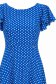Rochie din viscoza si in albastra asimetrica in clos- StarShinerS 5 - StarShinerS.ro