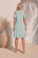 Rochie din viscoza si in mint scurta cu croi larg si umeri decupati - StarShinerS 2 - StarShinerS.ro