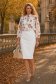 Bluza din viscoza imprimata floral cu un croi larg si volanase la maneca 2 - StarShinerS.ro