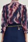 Bluza din viscoza imprimata abstract cu un croi larg si volanase la maneca 5 - StarShinerS.ro