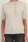 Bluza dama din tricot fin crem cu maneca scurta cu un croi larg si guler inalt 4 - StarShinerS.ro