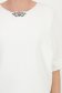 Bluza dama din tricot fin alba cu un croi larg si accesoriu cu pietre strass 3 - StarShinerS.ro