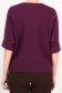 Bluza dama din tricot fin visinie cu un croi larg si accesoriu cu pietre strass 5 - StarShinerS.ro