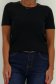 Bluza dama din tricot fin neagra mulata accesorizata cu pietre strass 4 - StarShinerS.ro
