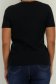 Bluza dama din tricot fin neagra mulata accesorizata cu pietre strass 5 - StarShinerS.ro
