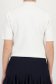 Bluza dama din tricot fin alba cu un croi larg accesorizata cu pietre strass si perle 5 - StarShinerS.ro