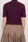 Bluza dama din tricot fin mov cu un croi larg accesorizata cu pietre strass si perle 5 - StarShinerS.ro