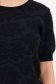 Bluza dama din tricot fin neagra cu un croi larg si model floral 3 - StarShinerS.ro