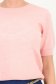 Bluza dama din tricot fin roz pudra cu un croi larg si model floral 3 - StarShinerS.ro