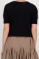 Bluza dama din tricot fin neagra cu un croi larg si buzunare frontale 5 - StarShinerS.ro