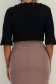 Bluza dama din tricot fin neagra cu un croi mulat si decupaje speciale 5 - StarShinerS.ro