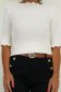 Bluza dama din tricot fin alba cu un croi mulat si decupaje speciale 4 - StarShinerS.ro