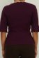 Bluza dama din tricot fin visinie cu un croi mulat si decupaje speciale 5 - StarShinerS.ro