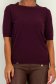 Bluza dama din tricot fin visinie cu un croi mulat 4 - StarShinerS.ro
