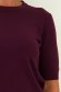 Bluza dama din tricot fin visinie cu un croi mulat 3 - StarShinerS.ro