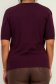 Bluza dama din tricot fin visinie cu un croi mulat 5 - StarShinerS.ro
