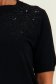 Bluza dama din tricot neagra cu croi larg si detaliu decorativ 3 - StarShinerS.ro