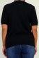 Bluza dama din tricot neagra cu croi larg si detaliu decorativ 5 - StarShinerS.ro