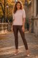 Bluza dama din tricot roz pudra cu croi larg si detaliu decorativ 2 - StarShinerS.ro