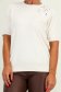 Bluza dama din tricot alba cu croi larg si detaliu decorativ 3 - StarShinerS.ro