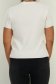 Bluza dama din tricot ivoire cu maneca scurta si croi larg cu pietre strass 5 - StarShinerS.ro