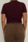 Bluza dama din tricot visinie cu maneca scurta si croi larg cu pietre strass 5 - StarShinerS.ro