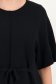 Bluza dama din tricot fin neagra cu un croi larg si cordon in talie 3 - StarShinerS.ro