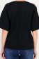 Bluza dama din tricot fin neagra cu un croi larg si cordon in talie 5 - StarShinerS.ro