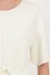 Bluza dama din tricot fin alba cu un croi larg si cordon in talie 3 - StarShinerS.ro