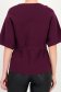 Bluza dama din tricot fin mov cu un croi larg si cordon in talie 5 - StarShinerS.ro