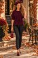 Bluza dama din tricot fin mov cu un croi larg si cordon in talie 2 - StarShinerS.ro