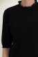 Bluza dama din tricot fin neagra cu un croi larg si guler cu aplicatii de dantela 4 - StarShinerS.ro
