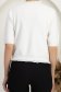 Bluza dama din tricot fin alba cu un croi larg si guler cu aplicatii de dantela 4 - StarShinerS.ro