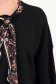 Bluza dama din modal neagra cu un croi larg accesorizata cu esarfa 3 - StarShinerS.ro