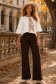 Bluza dama din modal alba cu un croi larg accesorizata cu esarfa 2 - StarShinerS.ro