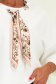 Bluza dama din modal alba cu un croi larg accesorizata cu esarfa 3 - StarShinerS.ro