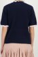 Bluza dama din tricot bleumarin cu un croi larg si aplicatii din dantela 5 - StarShinerS.ro