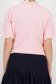 Bluza dama din tricot roz deschis cu un croi larg si aplicatii din dantela 5 - StarShinerS.ro