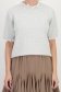 Bluza dama din tricot gri cu un croi larg si aplicatii din dantela 4 - StarShinerS.ro