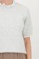 Bluza dama din tricot gri cu un croi larg si aplicatii din dantela 3 - StarShinerS.ro