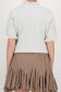 Bluza dama din tricot gri cu un croi larg si aplicatii din dantela 5 - StarShinerS.ro