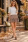 Bluza dama din tricot gri cu un croi larg si aplicatii din dantela 2 - StarShinerS.ro