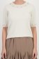 Bluza dama din tricot fin crem cu un croi larg si aplicatii cu perle si pietre strass 4 - StarShinerS.ro