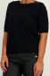 Bluza dama din tricot fin neagra cu un croi larg si nasturi decorativi aurii 4 - StarShinerS.ro