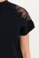 Bluza dama din tricot fin neagra cu un croi larg si detaliu decorativ pe umar 3 - StarShinerS.ro