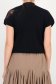 Bluza dama din tricot fin neagra cu un croi larg si detaliu decorativ pe umar 5 - StarShinerS.ro