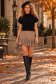 Bluza dama din tricot fin neagra cu un croi larg si detaliu decorativ pe umar 2 - StarShinerS.ro