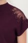 Bluza dama din tricot fin mov cu un croi larg si detaliu decorativ pe umar 3 - StarShinerS.ro