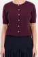 Cardigan dama din tricot fin mov cu un croi lejer si nasturi decorativi 4 - StarShinerS.ro